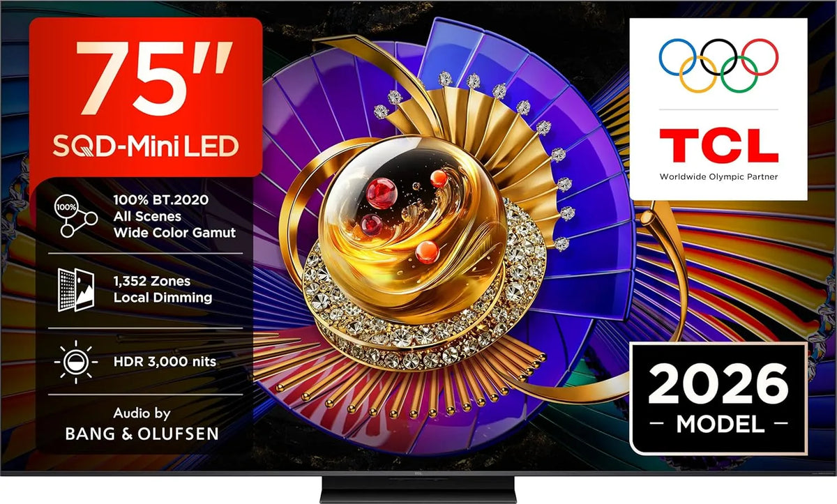 Google 75C7L Smart TV, 75 Zoll, 144 Hz, Fernseher, 4K UHD, HDR, 144Hz Motion Clarity Pro, Game Master Pro, ZeroBorder