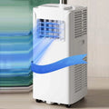 Klimaanlage 24-Stunden, Timer, Oszillation, Smart AC-Gerät mit Kühlung, Stil 2, 7000 BTU Mobile Klimaanlage kühlt Räume bis 30m2, Luftentfeuchter &