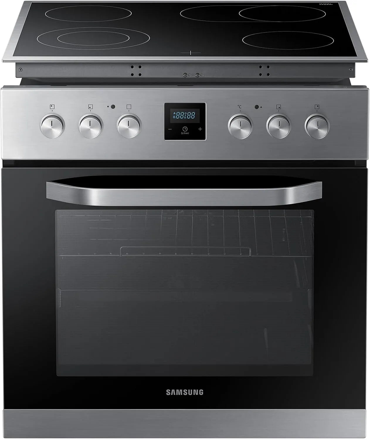 Samsung NB69R2301RS/EG NZ64R3525CK/EG Herdset mit Kochfeld und Backofen, 60 cm, 69 L, Samsung Herdset bestehend aus Backofen NB69R2301RS/EG und