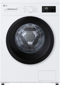 LG F4NA10S8NWK Waschmaschine, 8 kg, Energieklasse A, freistehend, Dampf, Hygiene, schmal, Weiß, abnehmbares Oberteil, 1400 Umdrehungen, Klasse A