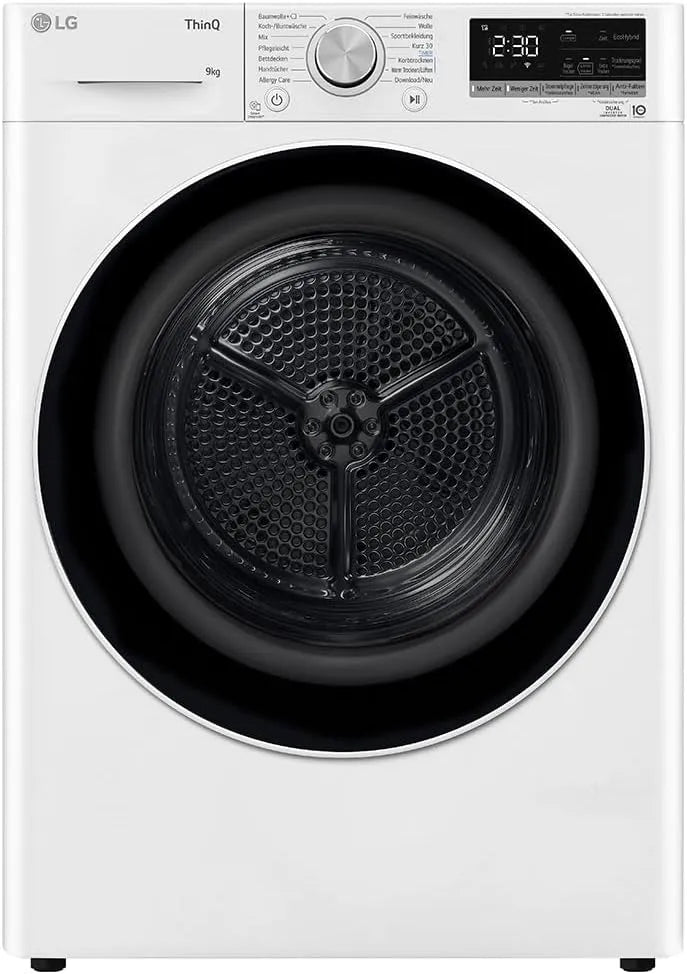 LG V9R09TC Wäschetrockner, 9 kg, Weiß, Smart Diagnosis, Sensor Dry, Allergy Care