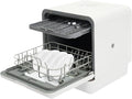 Geschirrspüler, 6 L, 1100 W, tragbar, großer Wassertank, 2 Ebenen Push-Pull Essstäbchen und Schalenhaltern, 6L Wassertank