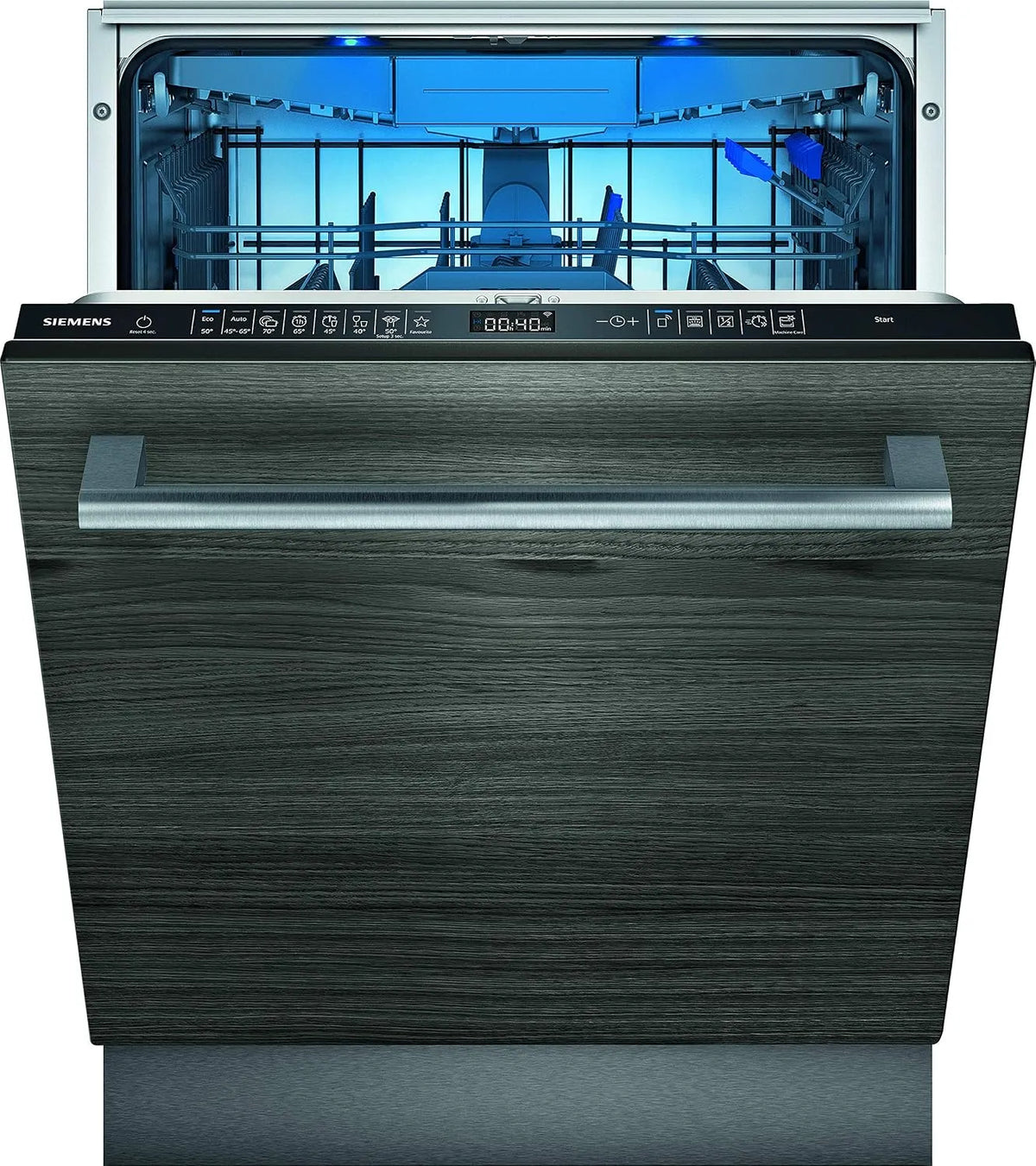 Siemens iQ500 SN65Ex57CE Geschirrspüler, varioSpeed Plus, Home Connect, vollintegriert, Glas 40° Programm, 85 kWh, 14 MGD, Smart Home kompatibel via