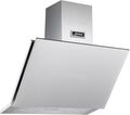 Dunstabzugshaube, 60 cm, 1250 m3/h, Küchenhaube, kopffrei und schräg, Abluft- und Umluftbetrieb, LED-Beleuchtung, Touch-Bedienung, Edelstahl
