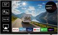 LG LDDx32IBT-Black Smart TV, 32 Zoll, Fernseher, webOS, Triple-Tuner DVB-T2, S2, WLAN, Bluetooth, Full HD, Camping, Schwarz, 12, 24, 230 Volt