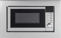 Amica Mikrowelle, 20 L, 800 W, Grill, Edelstahl, Mikrowellenofen, Eingebaut, Knöpfe