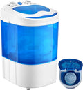 Waschmaschine, 3 kg, Camping, Mini Waschmaschine mit Schleuder Waschautomat bis 3 KG 2 Kammern Schleuderkammer bis 1 Kg Reisewaschmaschine Camping