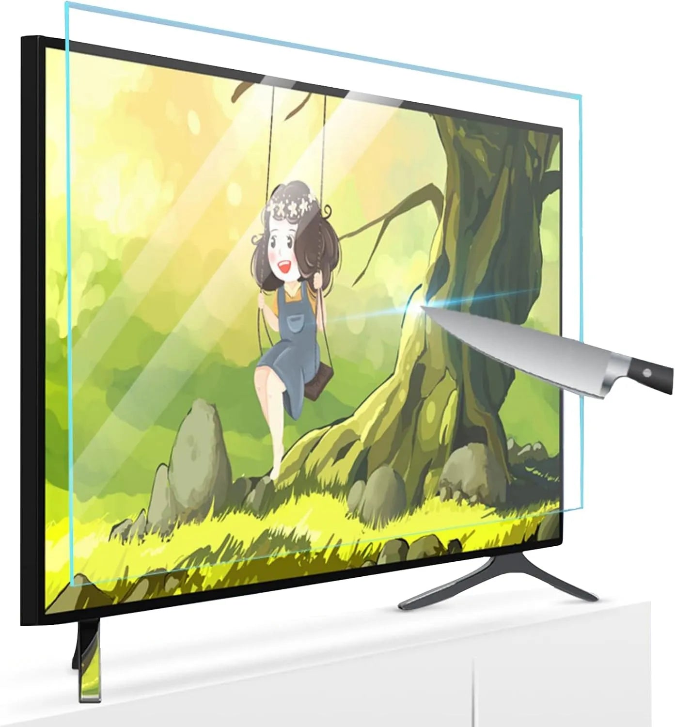 Smart TV 82inch, 85 Zoll, 1831x1049mm, Fernseher, Anti Blaulicht Displayschutz FüR 75-85 Zoll Fernseher Filter Mit Blendschutz Der Die Augenbelastung
