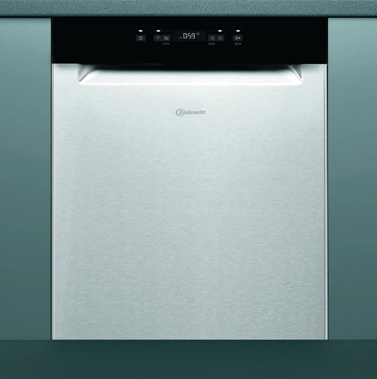 Bauknecht 3C26 Geschirrspüler, 60 cm, Hygiene, Edelstahl, ActiveDry, Startzeitvorwahl, Option MultiZone, Sensor-Programm, Vollwasserschutz