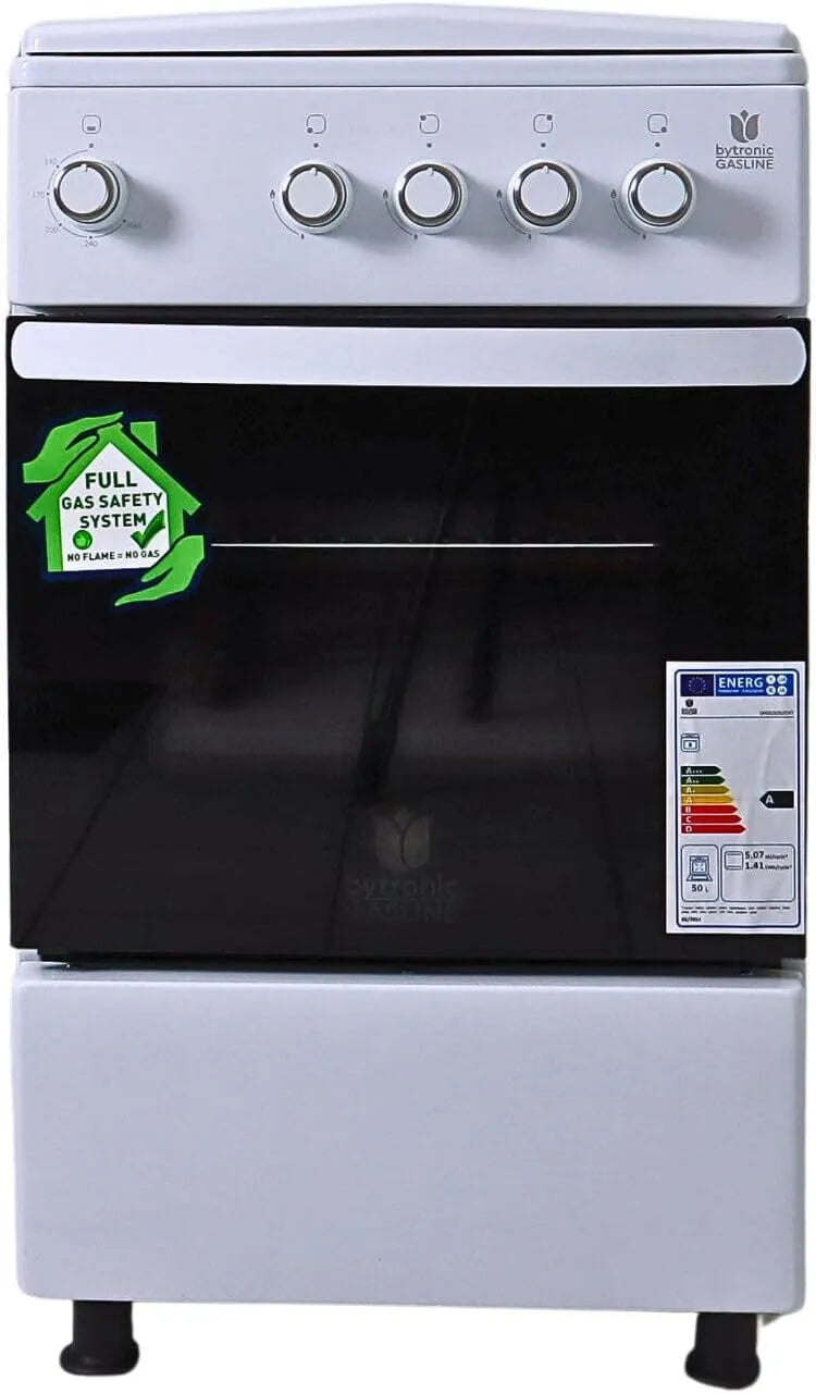 Standherd mit Backofen, 50cm, Gasline SHGG5050THT, Thermostat, Gasline Gas Standherd 50cm Gasbackofen SHGG5050THT MIT Thermostat