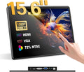 Monitor PS5, 4 HSDE156TPBB, 15, 6 Zoll, 1920 × 1080, tragbar, Touch-Bedienung, Full HD, IPS-Panel, HDMI, PC-Bildschirm, Golday 15, Laptop, xbox
