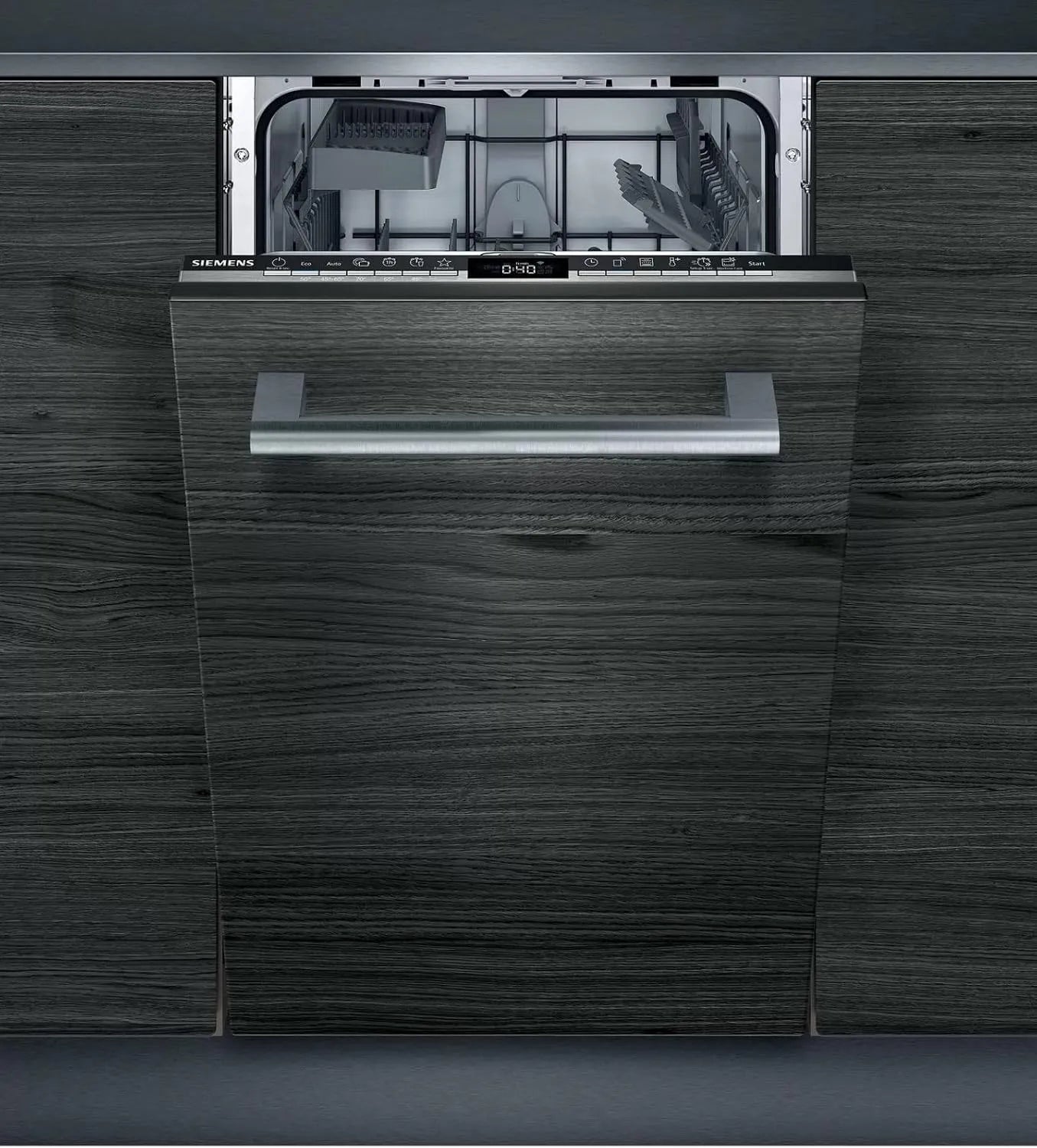 Siemens iQ300 SR63Ex28KE Geschirrspüler, varioSpeed Plus, Hygiene, Home Connect, vollintegriert, 9 MGD, 63 kWh