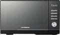 Mikrowelle HMW-MD25DMRBK, 28, 5 cm, 25 L, 800 W, Timer, Auftaufunktion, Mikrowellenofen, Schwarz, 3 Jahre Garantie, Mirror Black