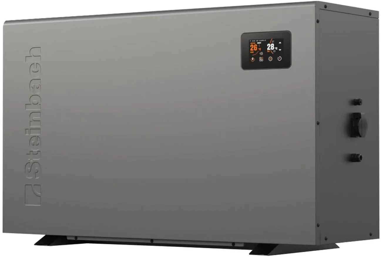 Modell 049312Z, Inverter Pool Wärmepumpe bis 30.000 l, STEINBACH Wärmepumpe Silent 7, Touch-Display, effizientes R290-Kältemittel, Heizleistung 7 kW
