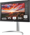 LG 27UP650K-W.AEU DCI-P3 Monitor, 27 Zoll, 2 HDMI, 4K UHD, IPS-Panel, Weiß, DisplayHDRTM 400, 95%, 2x HDMI 2.0