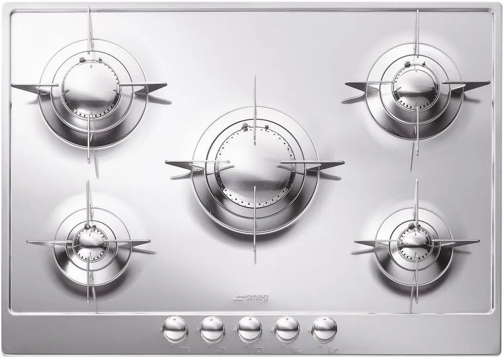Smeg P705ES Gaskochfeld, Edelstahl, Gaskocher, SMEG Gaskochfeld PIANO - P705ES