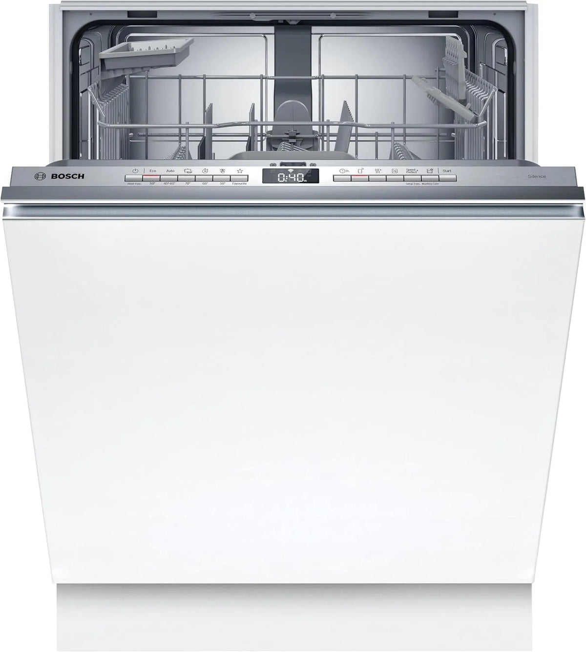 Bosch Serie 4 SBV4HTx00E Geschirrspüler, 60 cm, Spülmaschine, Home Connect, Besteckkorb, vollintegriert, leise, Flex Körbe, Silence Plus, Rack Matic