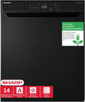 Sharp QW-NA3YU42AM-DE Geschirrspüler, 60cm, 9 Programme, aquaStop, 14 Gedecke, EEK A, SHARP QW-NA3YU42AM-DE unterbaufähiger Geschirrspüler mit