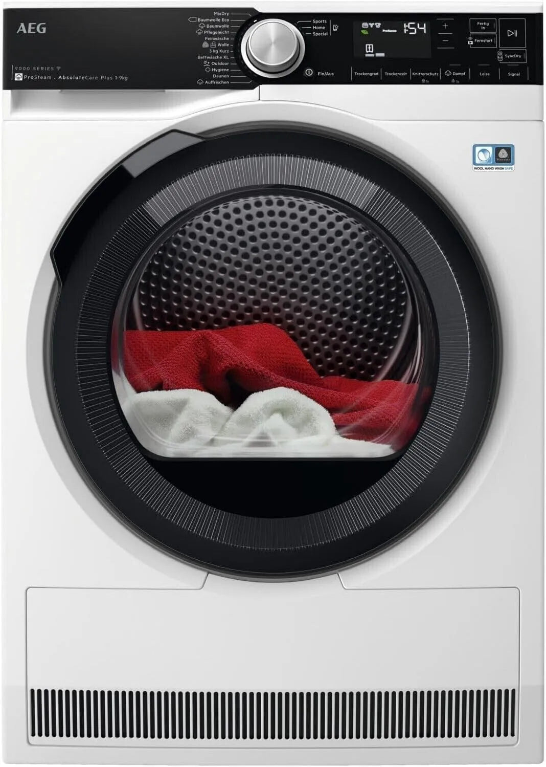 AEG TR9DW80690 Wäschetrockner, Weiß, AEG Wärmepumpentrockner TR9DW80690