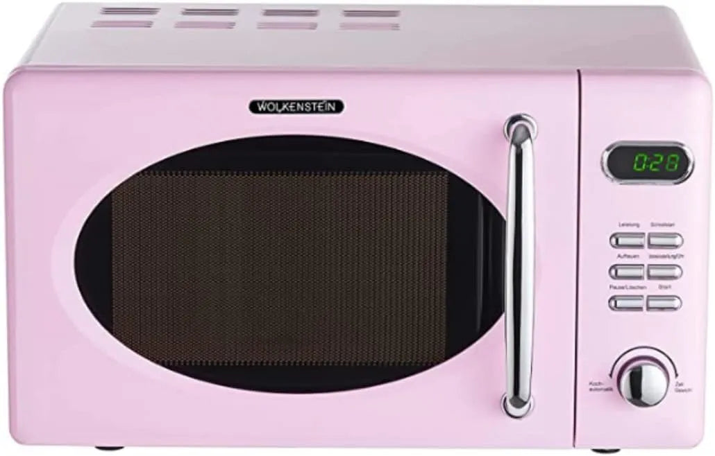 Mikrowelle WMW720, 24, 5cm, 20 L, 700 W, Auftaufunktion, Mikrowellenofen, I LED-Display, Pink