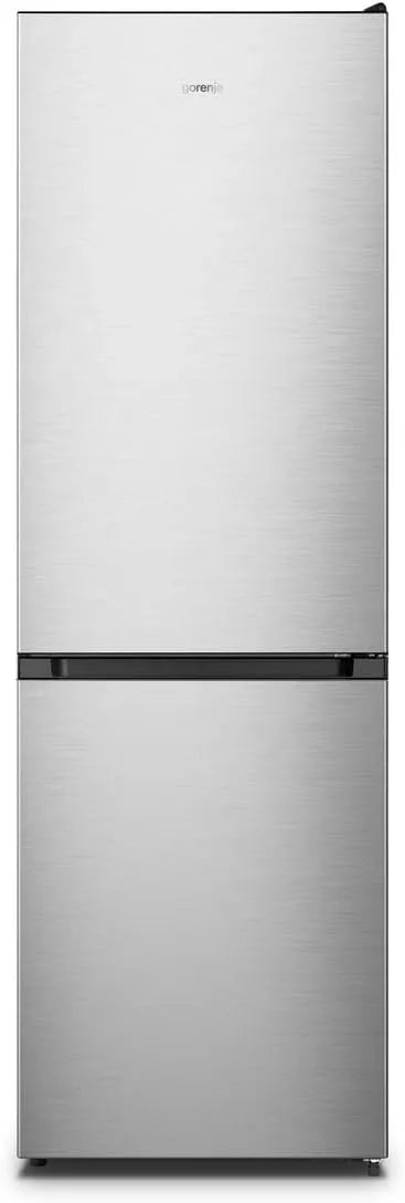 Gorenje NRK619AA1xL4 35dB, Kühl-Gefrierkombination, 304 L, 59, 5 × 187, 3 × 59 cm, 35 dB, No Frost, freistehend, Kühlschrank mit Gefrierfach, Grau