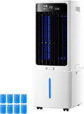 Klimaanlage, 10 L, Timer, großer Wassertank, 75W Mobile Klimaanlage mit Abnehmbarem 10L Wassertank und 12 Stunden Timer