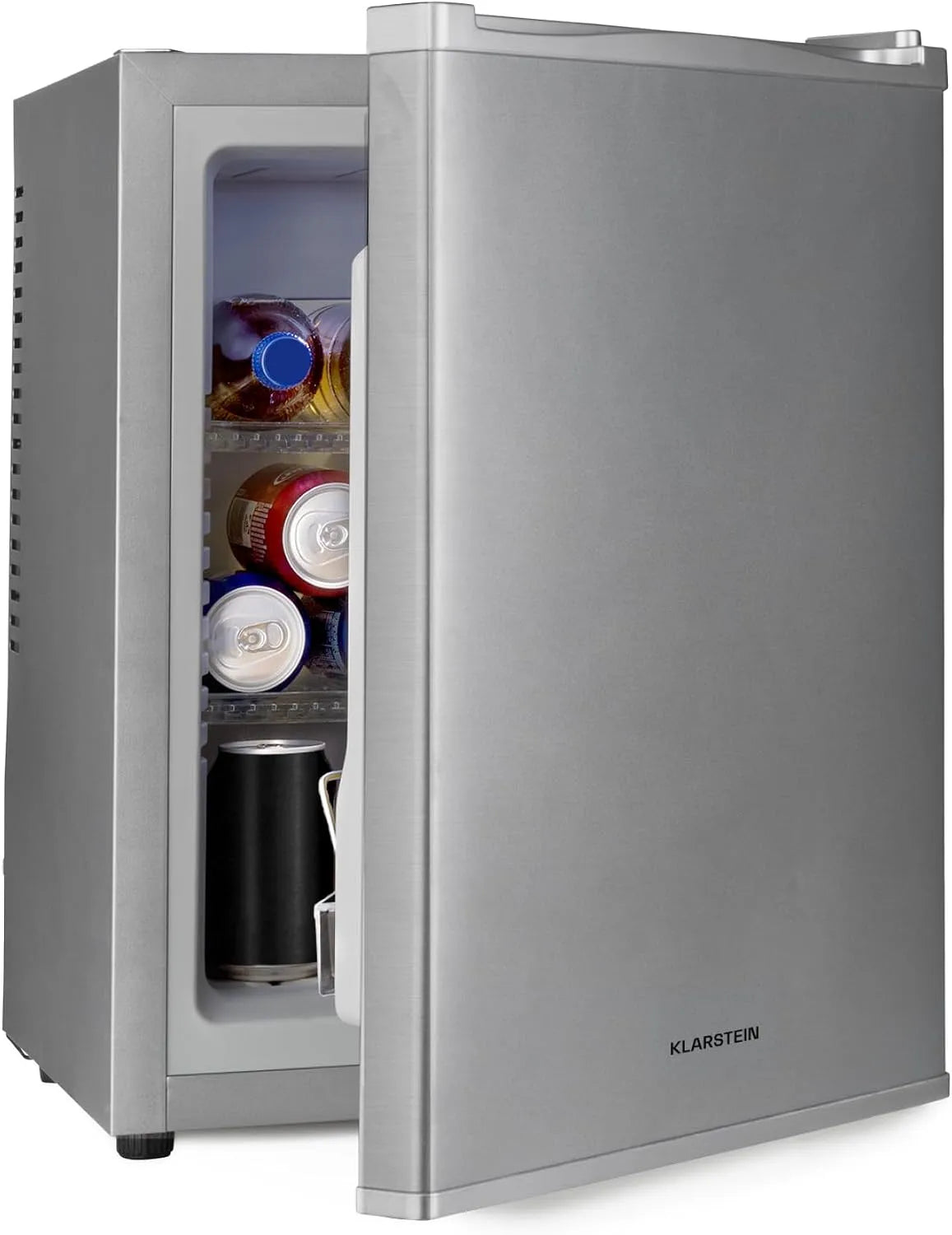 Klarstein Kühlschrank, 33 L, 6 bis 15 °C, leise, Kleine Minibar, Verstellbare Ablage, Kleiner Skincare 6-15°C, Klein & Leise, 33L Mini-Kühlschrank für
