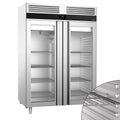 Kühlschrank, 1350 L, GGM, Glas, 1400 mm, 2 Glastüren