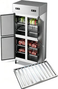 Kühlschrank, Edelstahl, 304 Edelstahl Kühlschrankregal for Gewerbe-Kühlgeräte