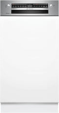Bosch Serie 4 SPI4HMS49E Geschirrspüler, 45 cm, Home Connect, aquaStop, Slim-Format, leise, EcoSilence Drive, Smart Start, VoiceControl, Gebürsteter
