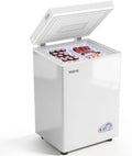 Gefrierschrank, 100 L, YASHE, freistehend, Gefrierfach, Tiefkühlschrank, Weiß, YASHE Gefriertruhe 100L
