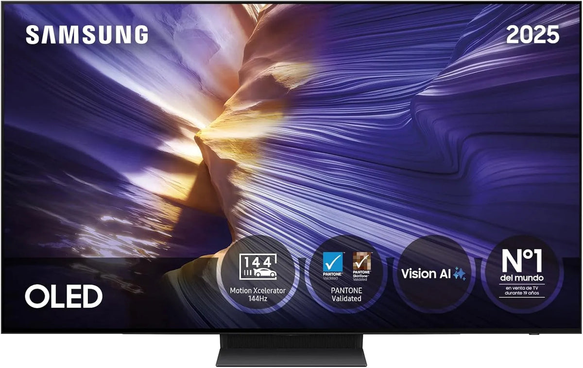 Samsung S93F Smart TV, 83 Zoll, 144 Hz, Fernseher, 4K UHD, OLED, Länderversion Spanisch