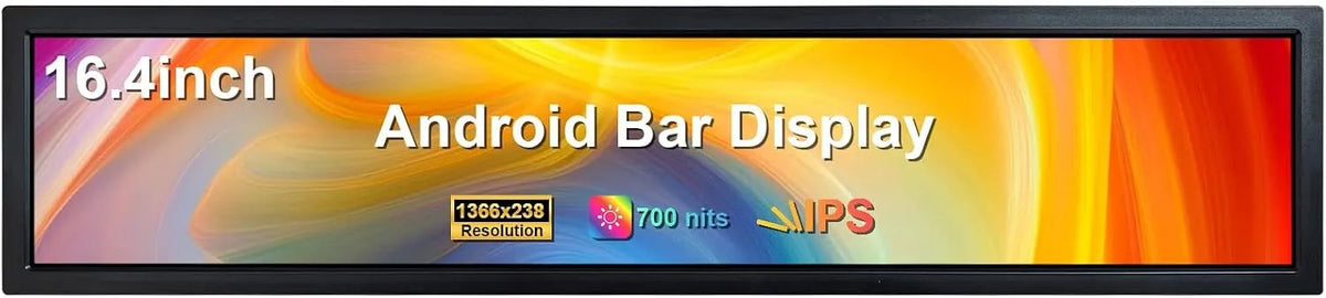 Monitor, 16, 4 Zoll, 1366 × 238, Android OS, LCD-Display, VSDISPLAY 41