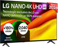 LG 55NU850B6LA NU80 Smart TV, 55 Zoll, Fernseher, 4K UHD, HDR, webOS, ohne Reflexionen zu 94 %, Intelligenter Prozessor α7 AI Prozessor 4K Gen9