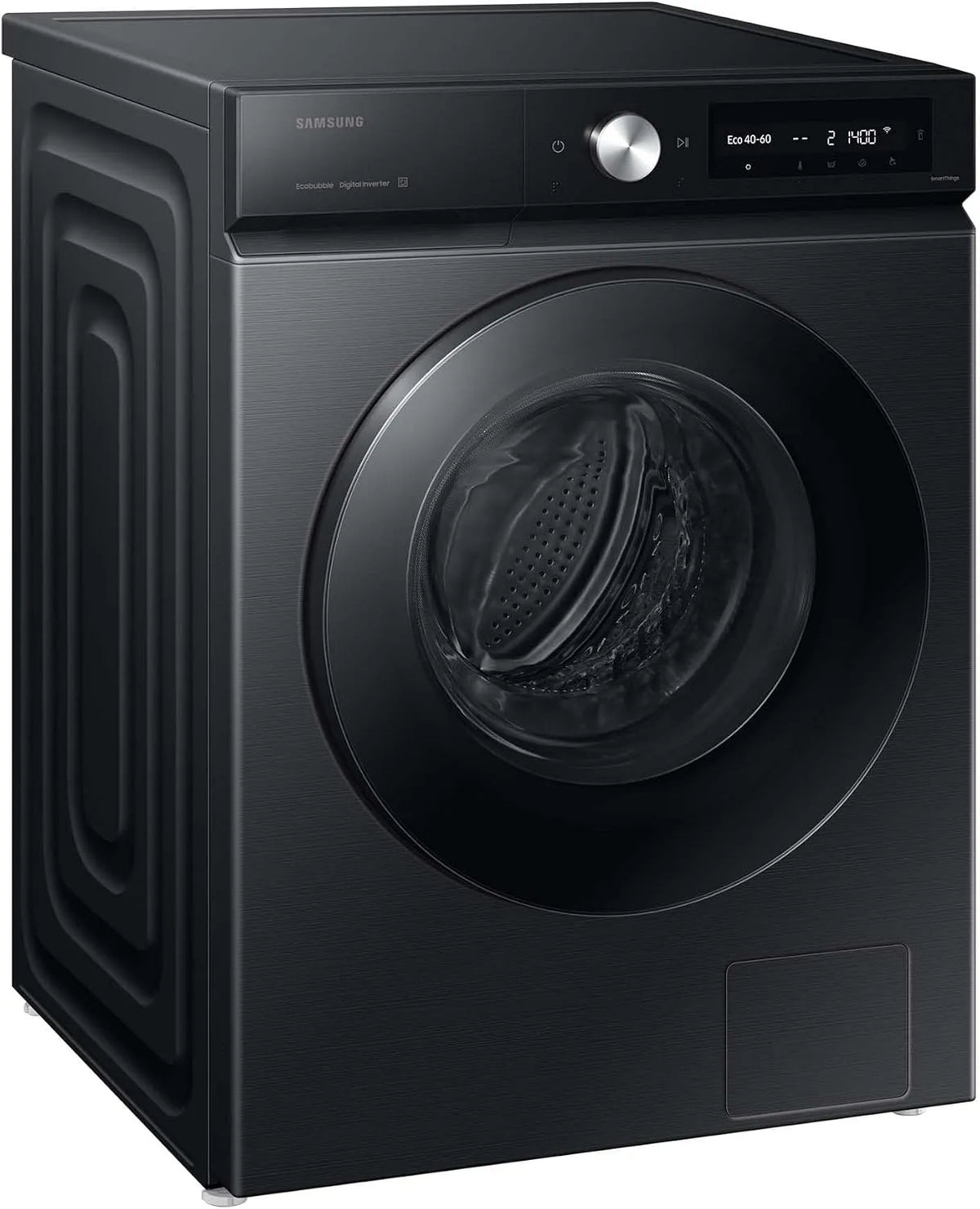 Samsung WW11DB7B34GBU2 Waschmaschine, 11 kg, AI Ecobubble, SmartThings, Schwarz, SuperSpeed 39 Min, 400 U/min, -20 Prozent, EEK: A, AI Control