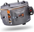 Elektrischer Pizzaofen, AKEL AF210, tragbar, zweistufig, AKEL Elektro-Rundbackofen AF210 xL Mini-Backofen Pizzaofen tragbar