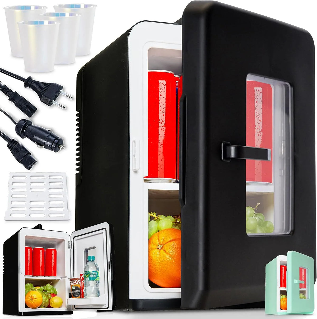 Kühlschrank, 15 L, TOM 2in1, Kühl- & Heizfunktion