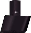 Dunstabzugshaube, 60 cm, 1250 m3/h, Küchenhaube, kopffrei und schräg, Abluft- und Umluftbetrieb, Timer, Schwarz, Gewinner German Brand Award 2018