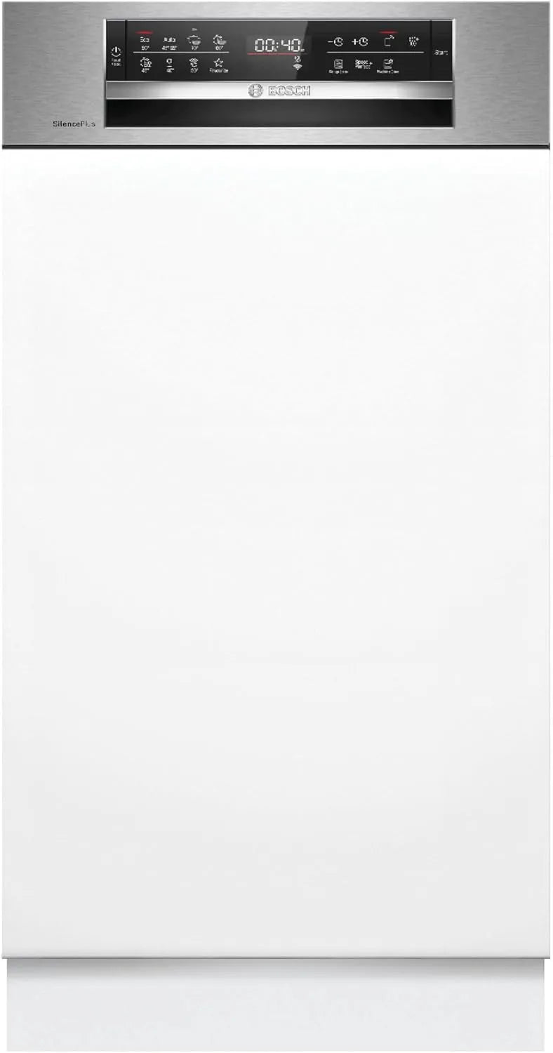 Bosch Serie 6 SPI6EMS21E Geschirrspüler, 45 cm, Hygiene, Home Connect, Slim-Format, Vario Schublade für flexible Beladung, VarioFlex Korbsystem