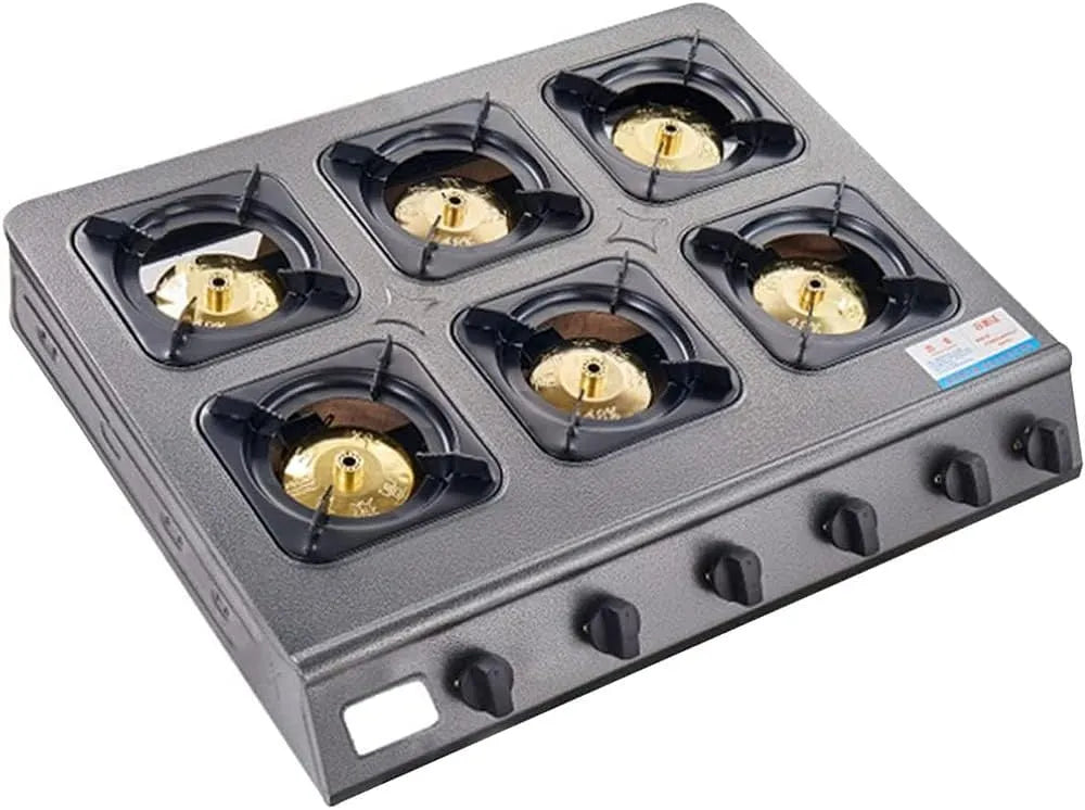 Produkt Edelstahl Gewerblicher Gasherd, CAJOLI Kommerzieller Energiesparung Gasherd, LPG Herd Outdoor Campingofen zum Heizen, Kochen