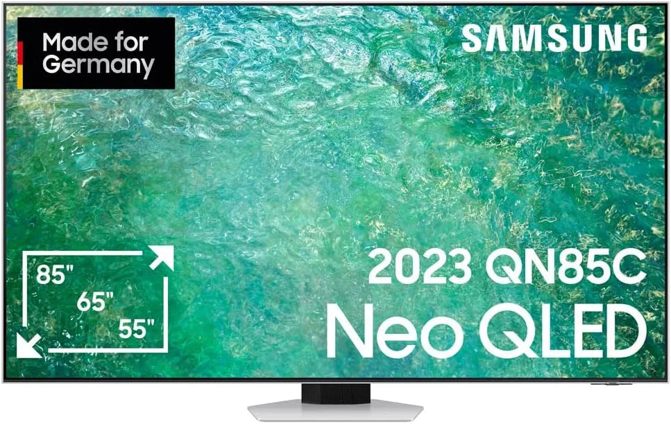 Samsung QN85C Smart TV, 75 Zoll, Fernseher, 4K UHD, QLED, HDR, Dolby Audio, Neural Quantum Prozessor 4K, GQ75 ATxZG, Dolby Atmos, 2023, Deutsches