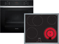Siemens PQ212KA02Z HB273ABS3 Glaskeramikkochfeld, Edelstahl, Siemens Set PQ212KA02Z Pyrolyse Backofen Edelstahl HB273ABS3 + Glaskeramikkochfeld