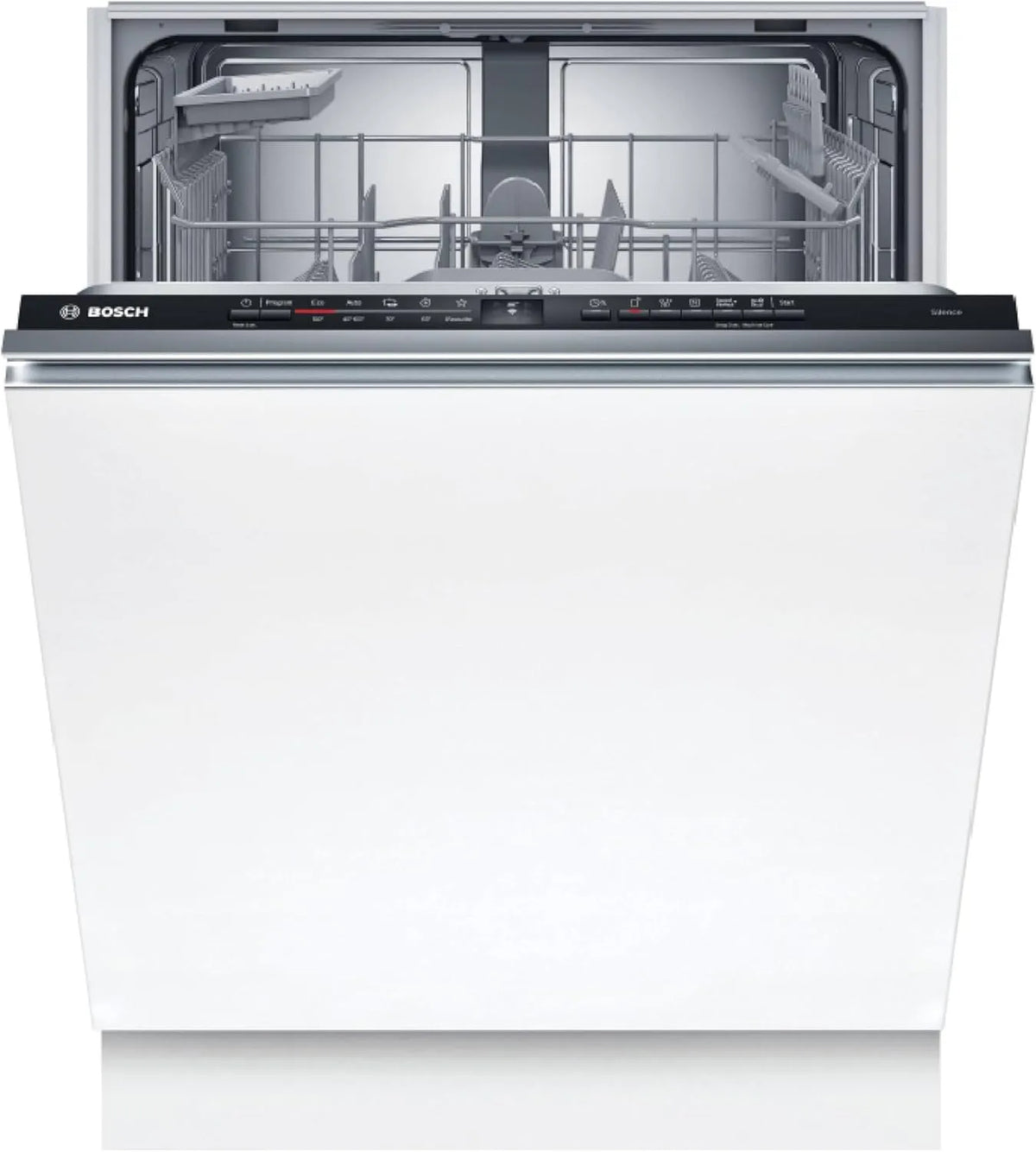 Bosch Serie 2 SMV2HTx08E Geschirrspüler, 60 cm, Silence on Demand, Hygiene, aquaStop, vollintegriert, leise, EcoSilence Drive, Smart Start, Geprüfte