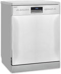 Exquisit GSP9614-030B Geschirrspüler, 60cm, Spülmaschine, freistehend, Edelstahl