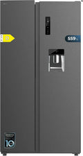 Cecotec Bolero CoolMarket SBS Kühlschrank, 559 L, No Frost, Inverter, Total NoFrost, Cecotec Side-by-Side Kühlschrank Bolero CoolMarket SBS 559 Dark