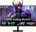 Monitor HDR400, 24 Zoll, 100×100mm, 1 ms, 180 Hz, Gaming-Ausstattung, Full HD, IPS-Panel, HDMI, PC-Bildschirm, OC 190Hz, 133% sRGB, FHD 1080P@180Hz