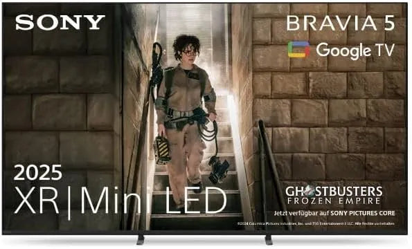 Google K98xR55 Smart TV, 98 Zoll, Fernseher, Apple AirPlay 2, Dolby Vision, Atmos, 2025, IMAx Enhanced, AI xR-Prozessor, Sony BRAVIA 5 xR Mini-LED 98