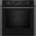 NEFF B5ACH7HG3 Backofen, 60 x 60 cm, Einbau, LCD-Display, Grau, N 50, 8 Beheizungsarten, Pyrolyse und EasyClean, Made in Germany, Slide&Hide