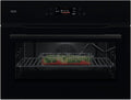 AEG NKK8N621B Mikrowelle, Mikrowellenofen, Schwarz, AEG NKK8N621B MealAssist Kompaktbackofen mit Mikrowelle Schwarz