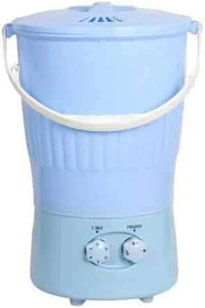 Waschmaschine, tragbar, Outdoor, halbautomatische Wäschewaschmaschine mit Drehuhr